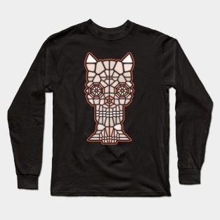 Demon Skull Voronoi Long Sleeve T-Shirt